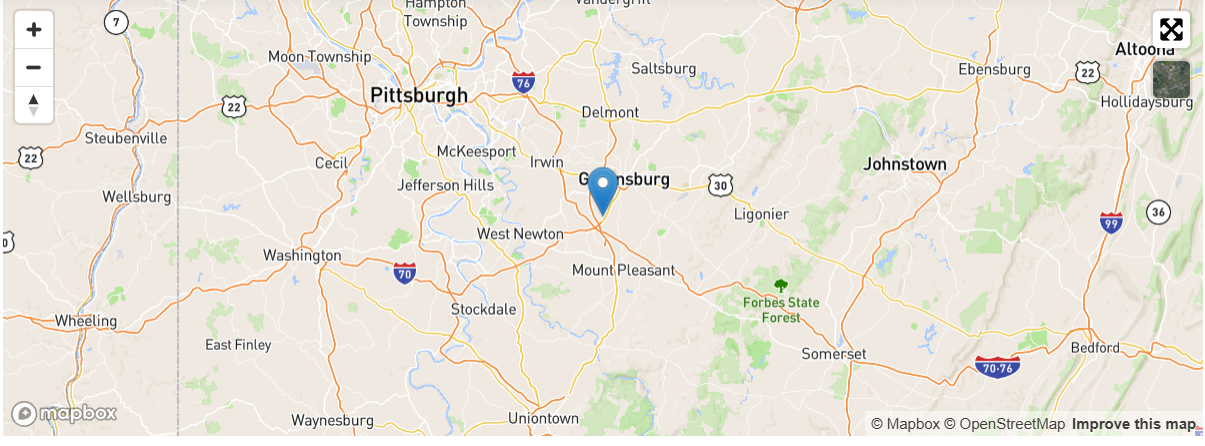 Contact - map zoomed out